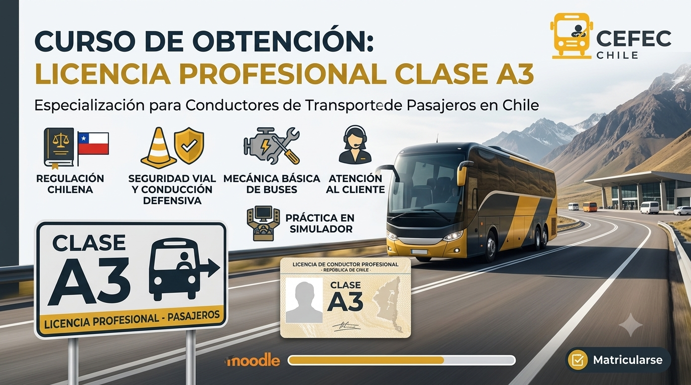 Curso Licencia Profesional A3